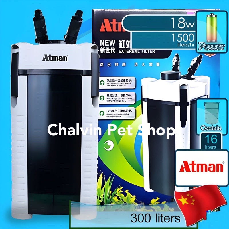 Jual ATMAN AT 3338S External Filter ORIGINAL | Shopee Indonesia