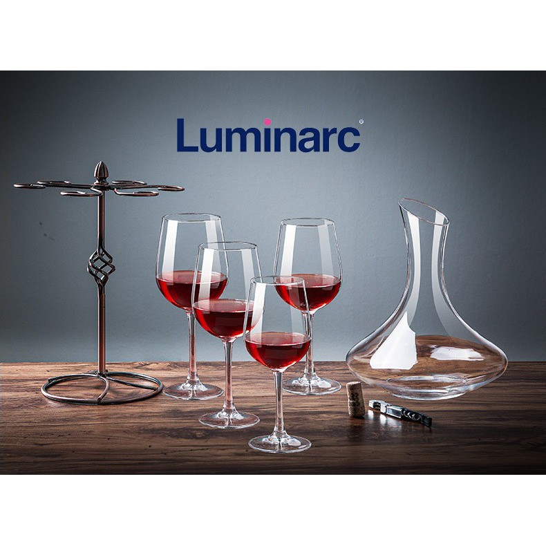 Jual Luminarc Decanter Set dan Gelas Kaki 5 PCS/Wine Decanter/Decanter Set Shopee Indonesia