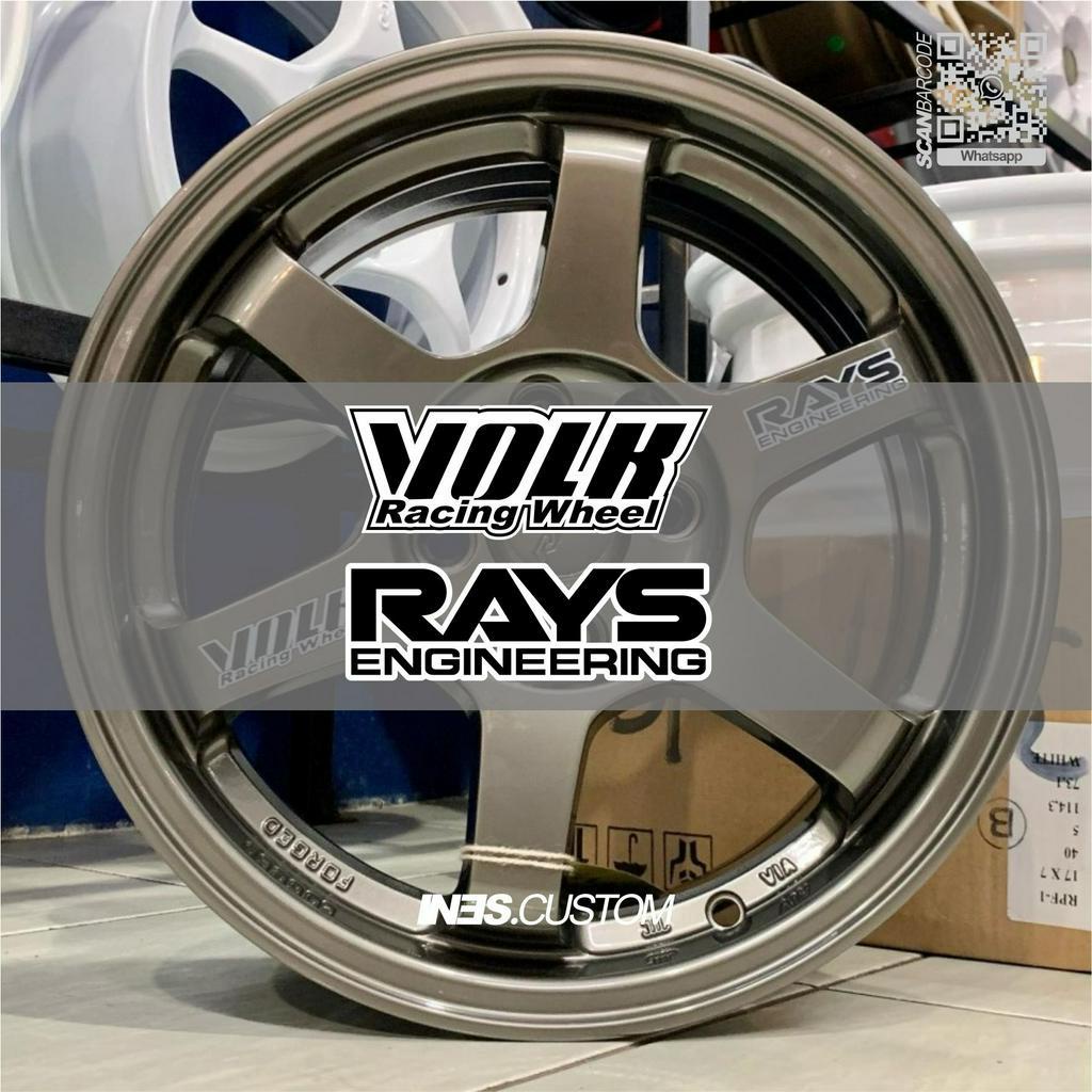 Jual Sticker Volk Racing Stiker Rays Engineering Stiker Velg Mobil Jdm Shopee Indonesia