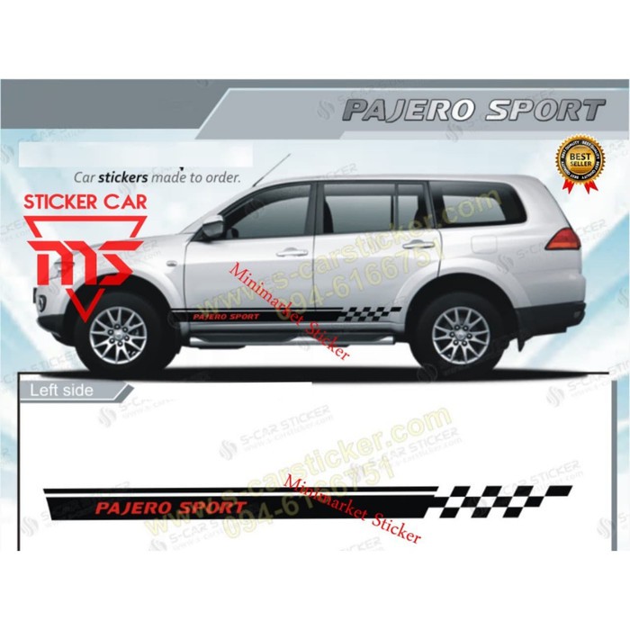 Jual STIKER LIST STICKER CUTTING MOBIL PAJERO SPORT | Shopee Indonesia