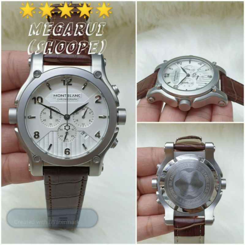 JAM TANGAN COWOK MONTBLANC 9168 CHRONOGRAFE SUPER PREMIUM AAA
