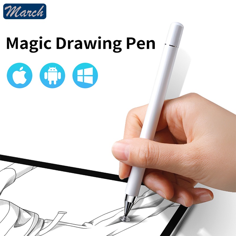 Jual 2In1 Stylus Pen For Smartphone Tablet Capacitive Pencil Universal ...