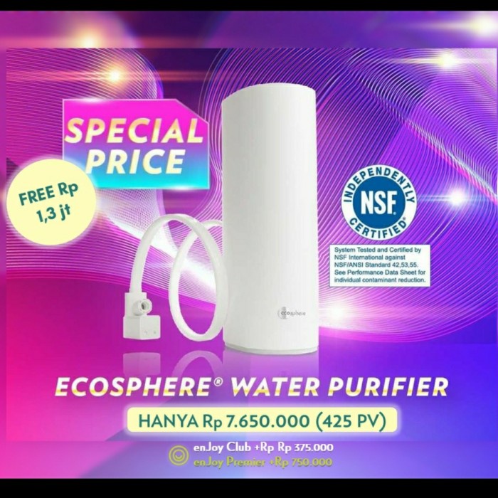 Jual Filter Air Minum Ecosphere Purifier Drinking Water Shopee Indonesia