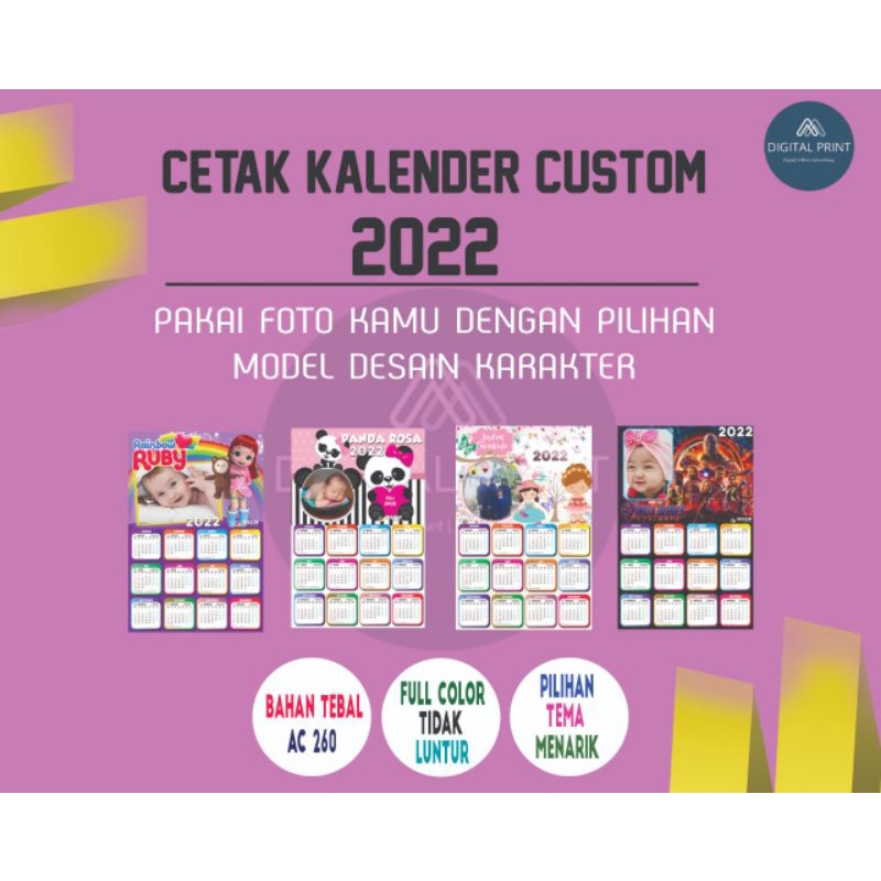 Jual Kustom Custome Kalender Dinding 2022 Shopee Indonesia 4486