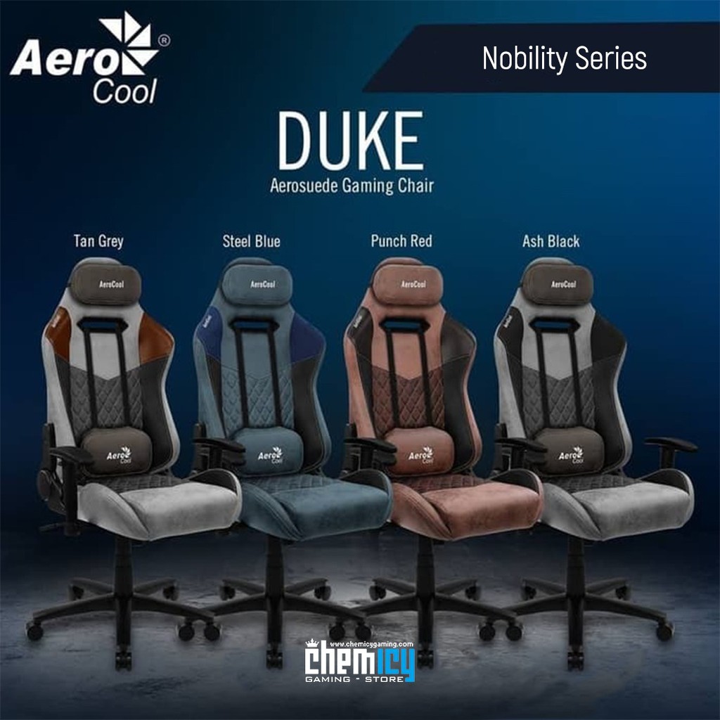 Aerocool Crown Nobility Series Gaming Chair - Black/Red