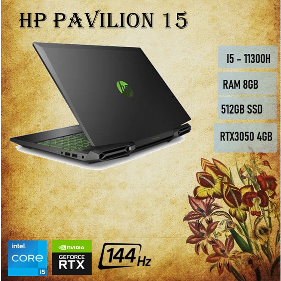 Jual Laptop Hp Pavilion Gaming 15 Dk2002tx I5 11300h Ram 8gb 512ssd Rtx3050 4gb W11ohs 156fhd 6563