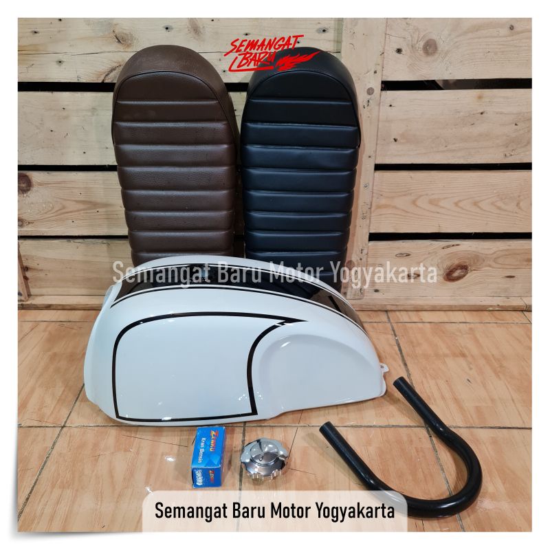 Jual TANGKI CAFERACER BRATCAFE TIGER SCORPIO MEGAPROMONO, BYSON THUNDER ...