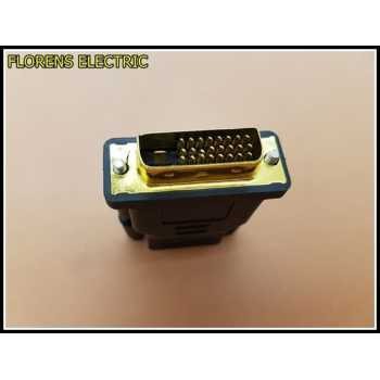 DVI-D To HDMI Adapter - 24+1 Pin Male DVI To Female HDMI Converter For Monitor/TV