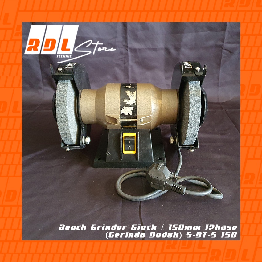 Jual Bench Grinder 6inch / 150mm 1Phase (Gerinda Duduk) S-DT-S 150 ...