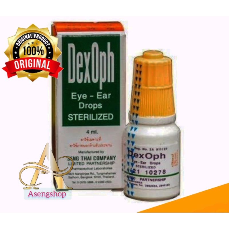 Jual DEX OPH import THAILAND ( obat tetes mata & telinga ) obat khusus