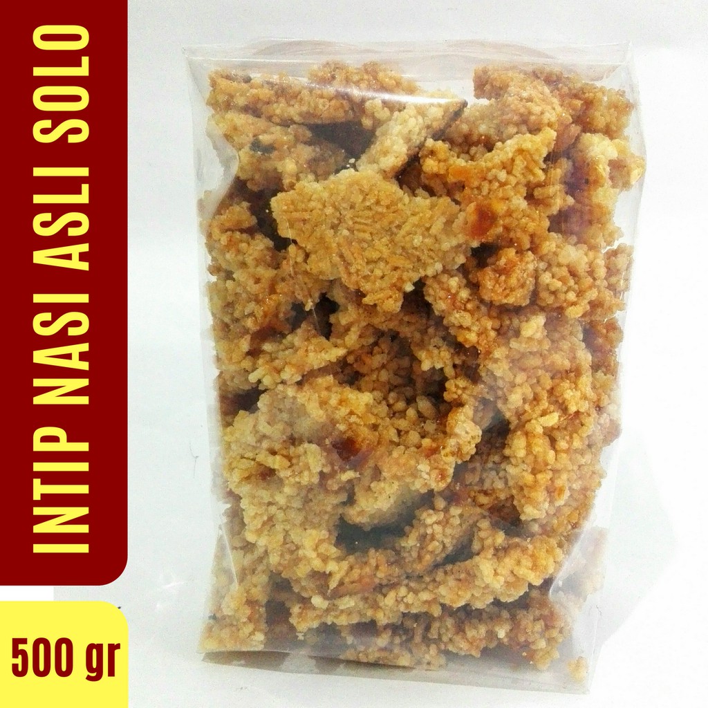 Jual INTIP NASI / KERAK NASI ORIGINAL ASLI SOLO 450 GR OCHI SNACK ...