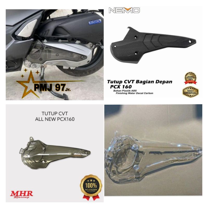 Jual Cover Tutup Mika Cvt Pcx Adv Smoke Transparan Carbon