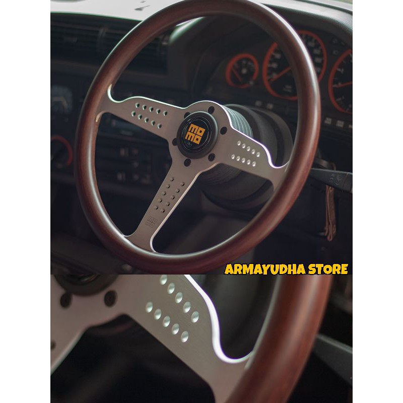 Jual Stir Racing Kayu Momo Grandprix Steering wheel Original | Shopee ...