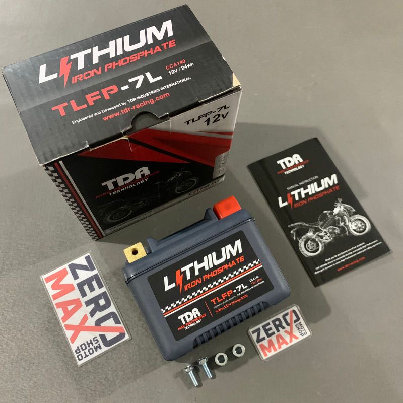 Jual Aki Motor Tdr Lithium Iron Phosphate Lifepo4 Battery Tlfp 7l 12v Original Shopee Indonesia 9904