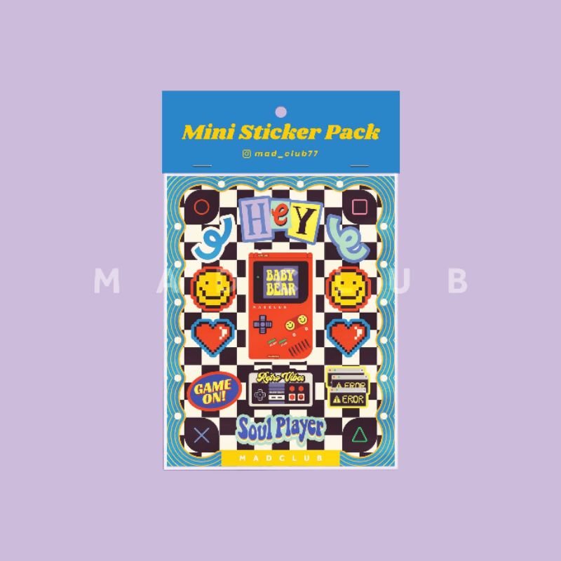 Jual MAD CLUB Mini Sticker Pack Baby Bear | Shopee Indonesia