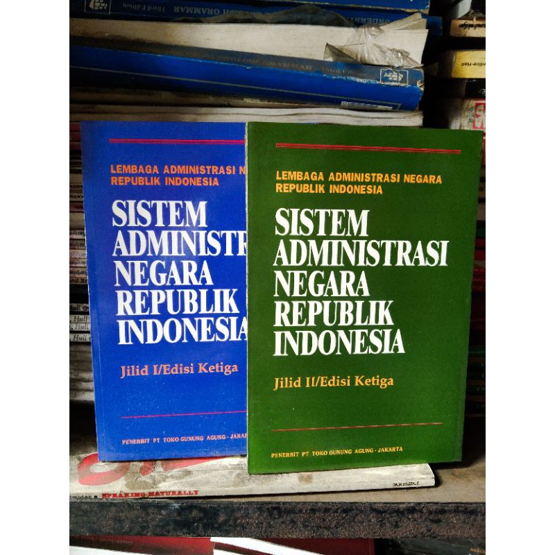 Jual Paket Sistem Administrasi Negara Republik Indonesia Jilid 1 Dan 2 Shopee Indonesia 6431