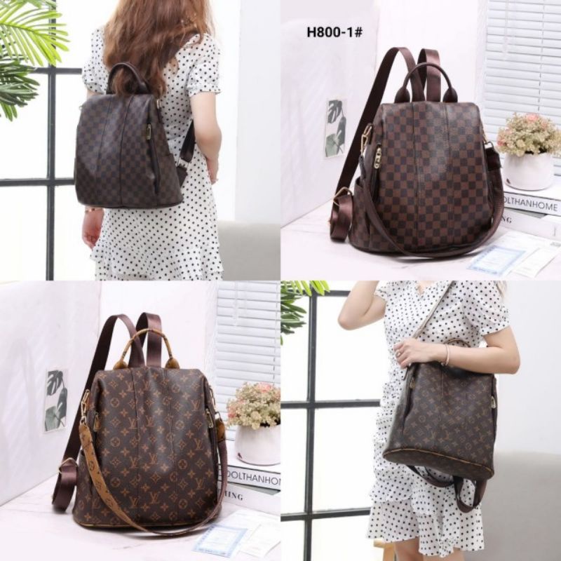 Detail Produk Tas wanita / Ransel Louis Vuitton​ - mono coffee