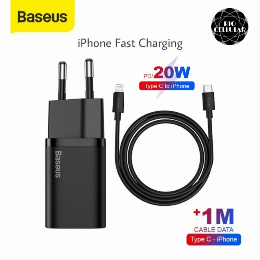 Jual BASEUS Charger iPhone 12 Pro Max 20W Super Si Quick Charge PD