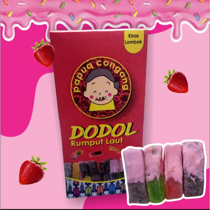 Jual Dodol Rumput Laut Strawberry | Shopee Indonesia