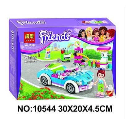 Lego friends mia's car wash online
