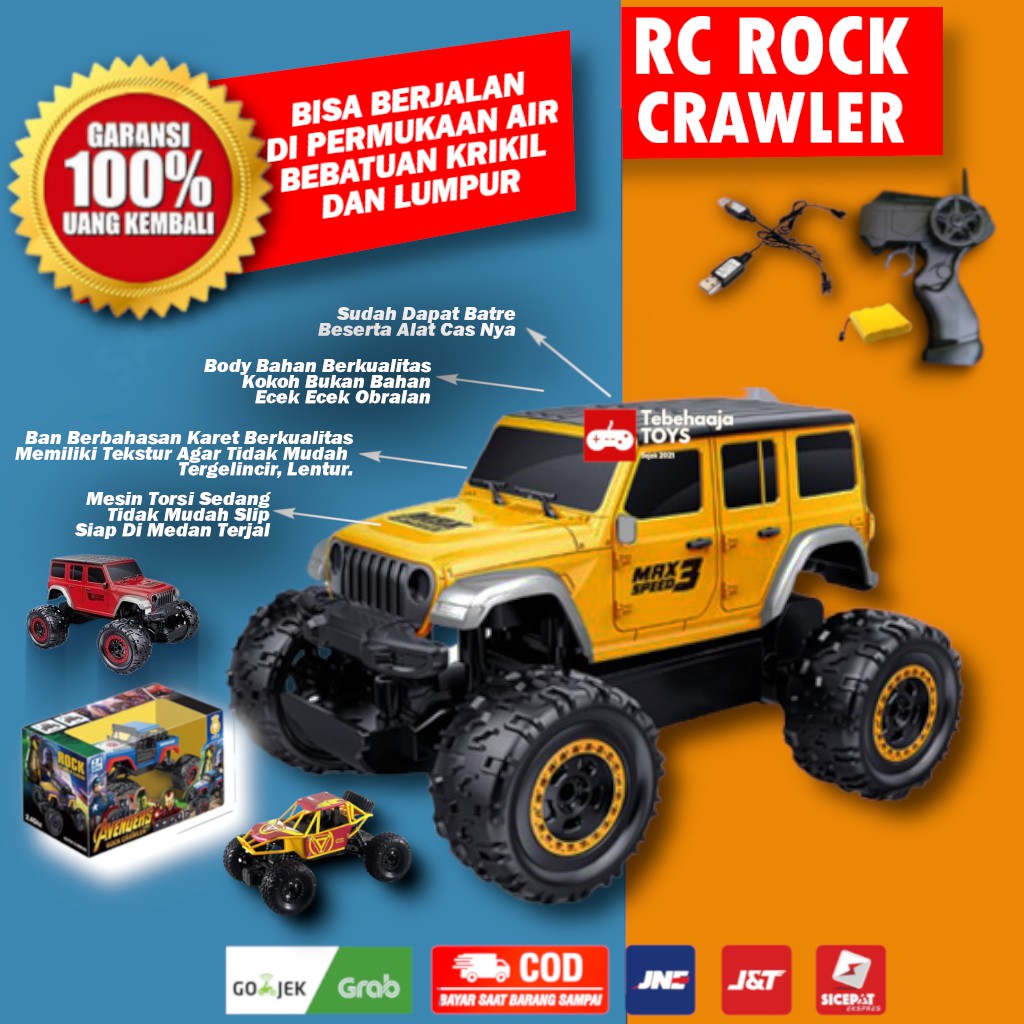 Mobil remot store jeep lumpur