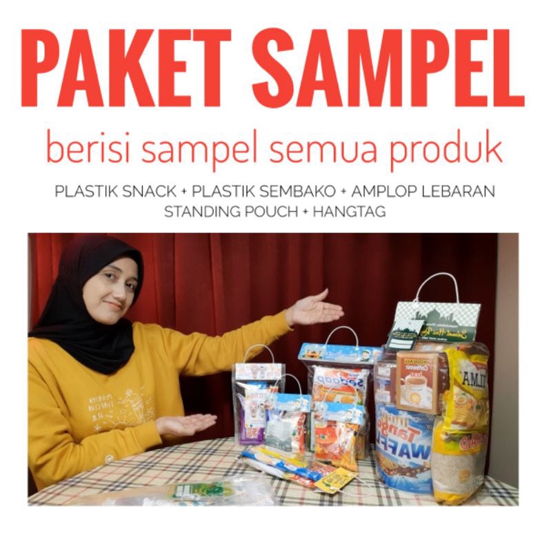 Jual paket sampel all produk plastik lebaran Shopee Indonesia