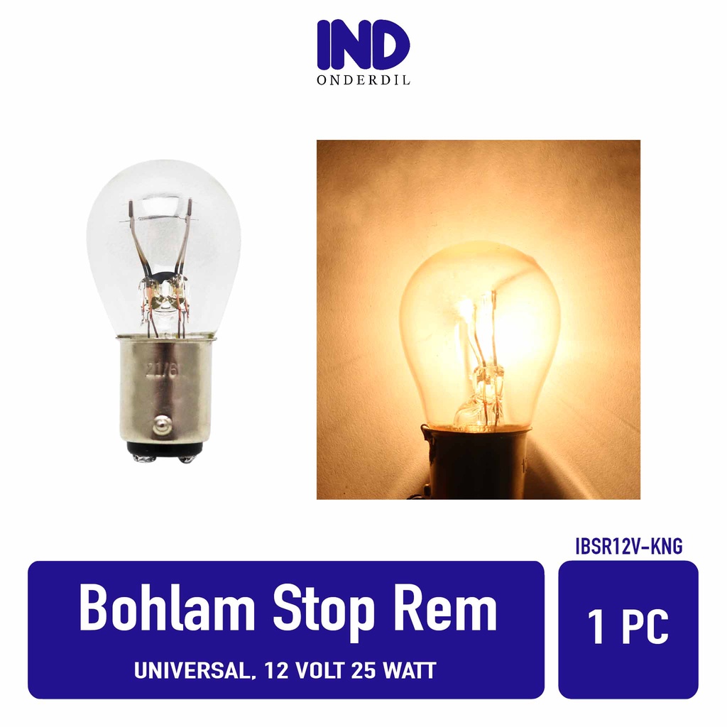 Jual Bohlam Lampu Stop-Belakang-Rem 12v 12/6 Watt Universal Bebek ...