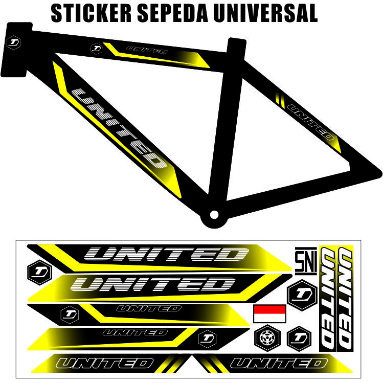 Jual Variasi Sticker Bike Striping Sepeda Variasi Striping Sepedah