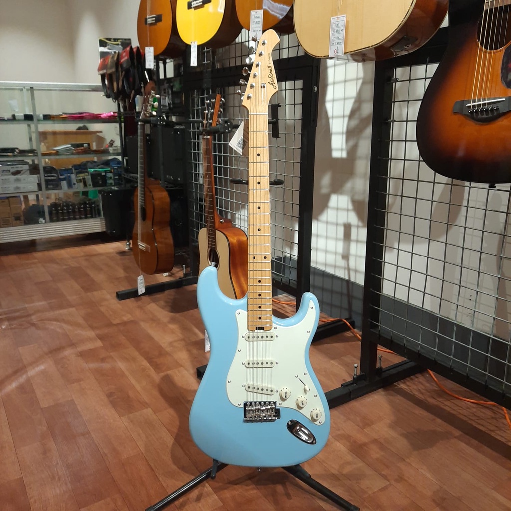 Jual Aria Pro II STG-57 Electric Guitar SNBL (Sonic Blue) | Shopee ...