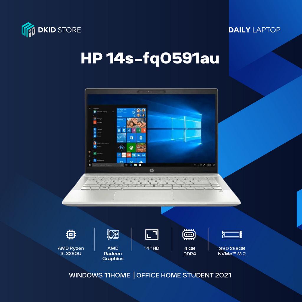 Jual Hp 14s Fq0591au Amd Ryzen 3 3250u4gb256gb Ssd14″ Hdwin 11 Homeohs 2021silver 7859