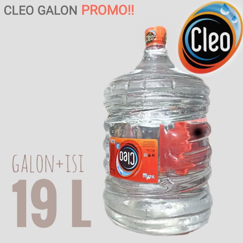 Jual Cleo Galon 19 Liter Air Mineral Galon Isi Shopee Indonesia 7829