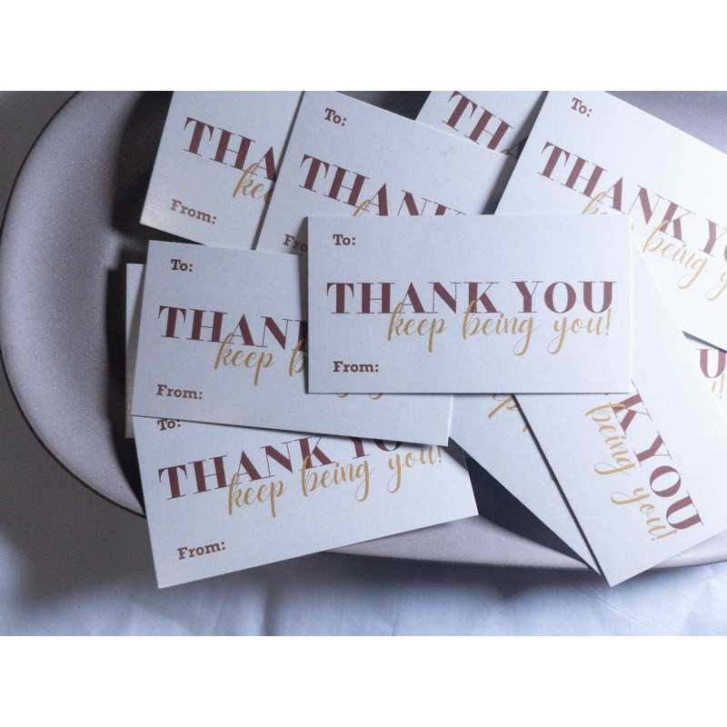 Jual Mini thank you card | Shopee Indonesia
