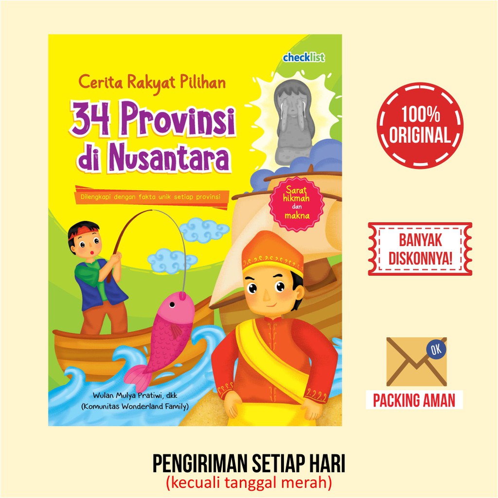 Jual Buku Dongeng Cerita Rakyat Pilihan 34 Provinsi Di Nusantara ...