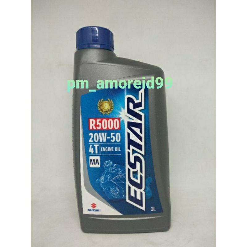 Jual SGO Ecstar R5000 Sae 20/50 4T 1 Liter ( Dijamin Asli ) | Shopee ...