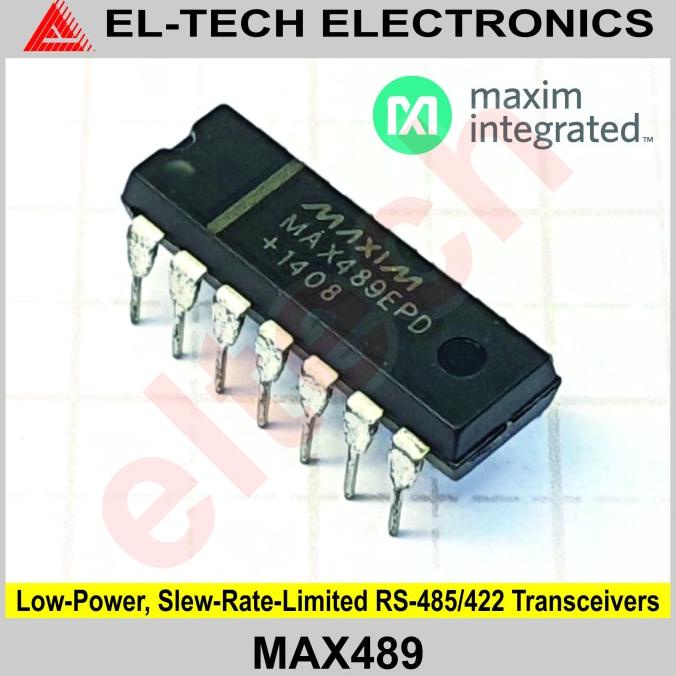 Circuit Intégré MAX481E CPA Pour RS-485/RS-422 - Protection ESD 15kV, Faible Puissance - 1 Pièce Neuve
