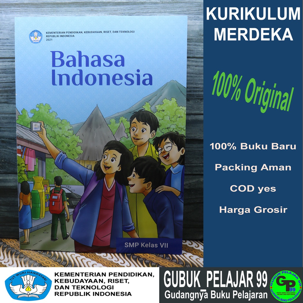 Jual Buku Paket Siswa BAHASA INDONESIA Untuk SMP/MTs Kelas 7 Kurikulum ...