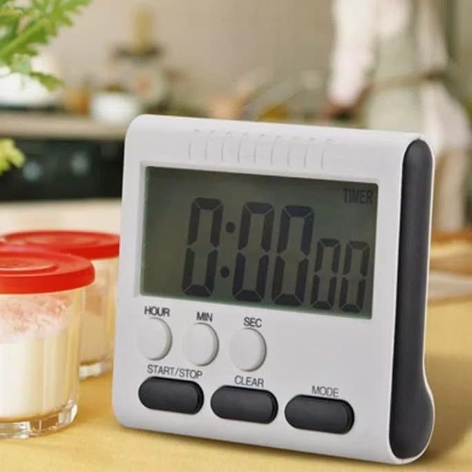 Jual Timer & Jam digital clock Alarm dapur kopi barista HMS | Shopee ...