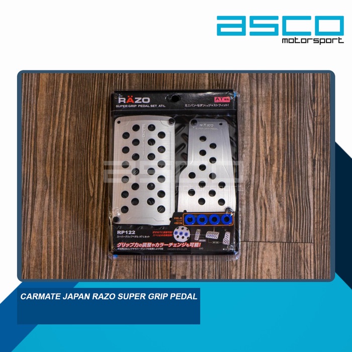 Jual NEW CARMATE JAPAN RAZO SUPER GRIP PEDAL AT & MT MATIC Shopee Indonesia