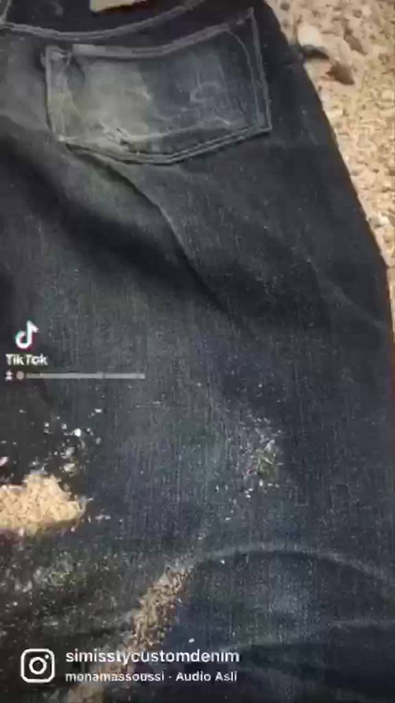 Jual celana Simissty Denim. DARK BLUE / Black indigo 15.7 oz ...