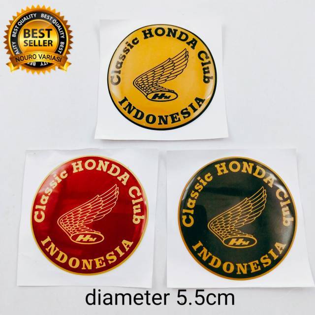 Jual Emblem Cb Classic Hitam Honda Club Indonesia Shopee Indonesia