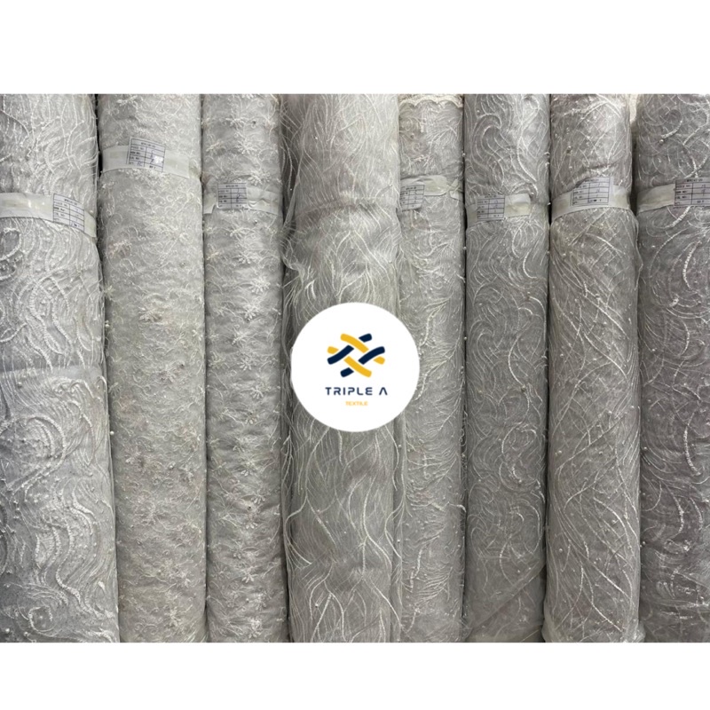 Jual TILE AKAR SPESIAL WARNA PUTIH || KAIN KEBAYA || KAIN DRESS ...
