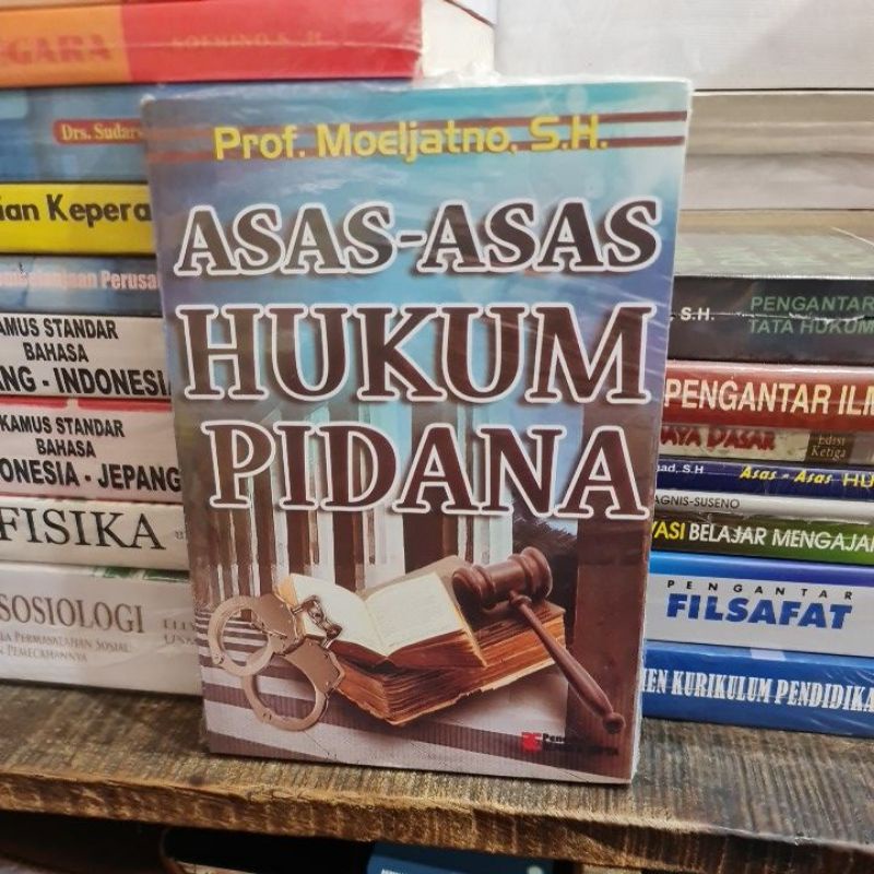 Jual Asas Asas Hukum Pidana By Prof Moeljatno | Shopee Indonesia