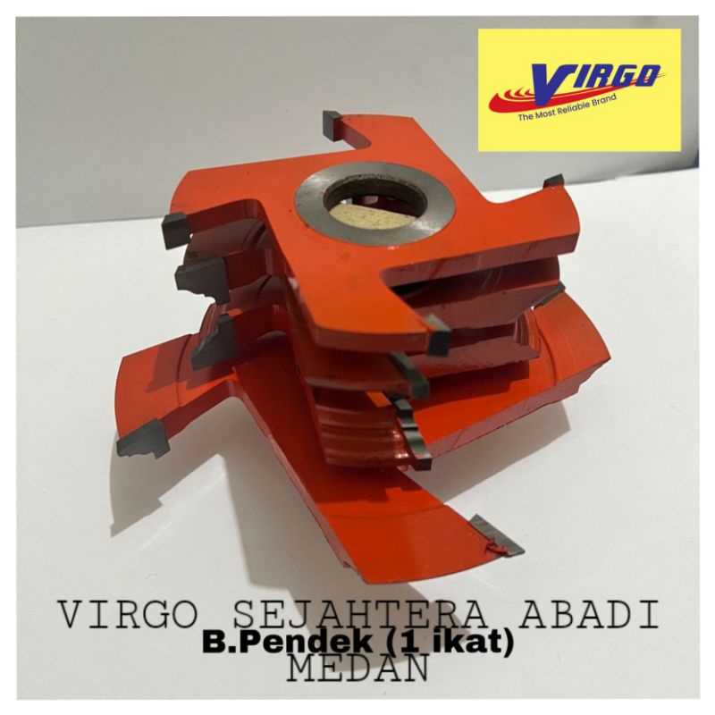 Jual 4 MATA PISAU PROFIL ROUTER DUDUK BUNGA PENDEK SPINDLE PINTU KAYU 4 ...