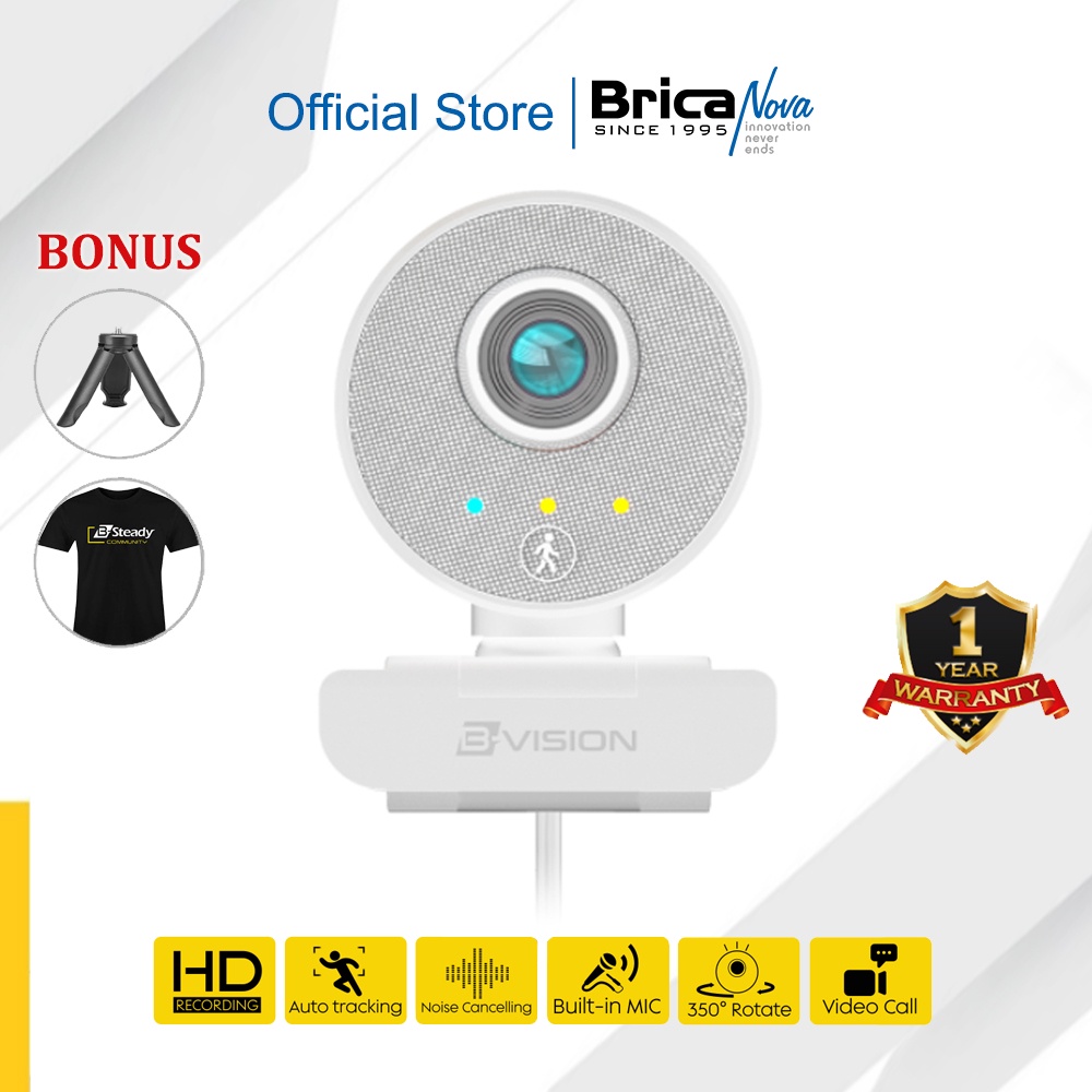 Jual Brica B-Vision R1 (BVR1) - AI Auto Tracking Smart Webcam - BVision ...
