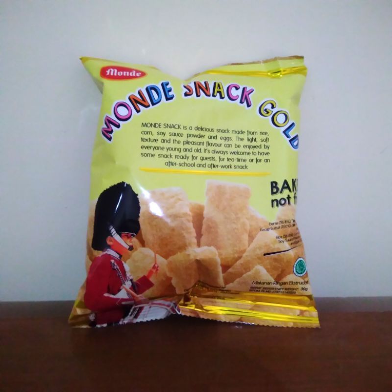 Jual cemilan camilan monde snack serena gold 27gr per pcs | Shopee ...