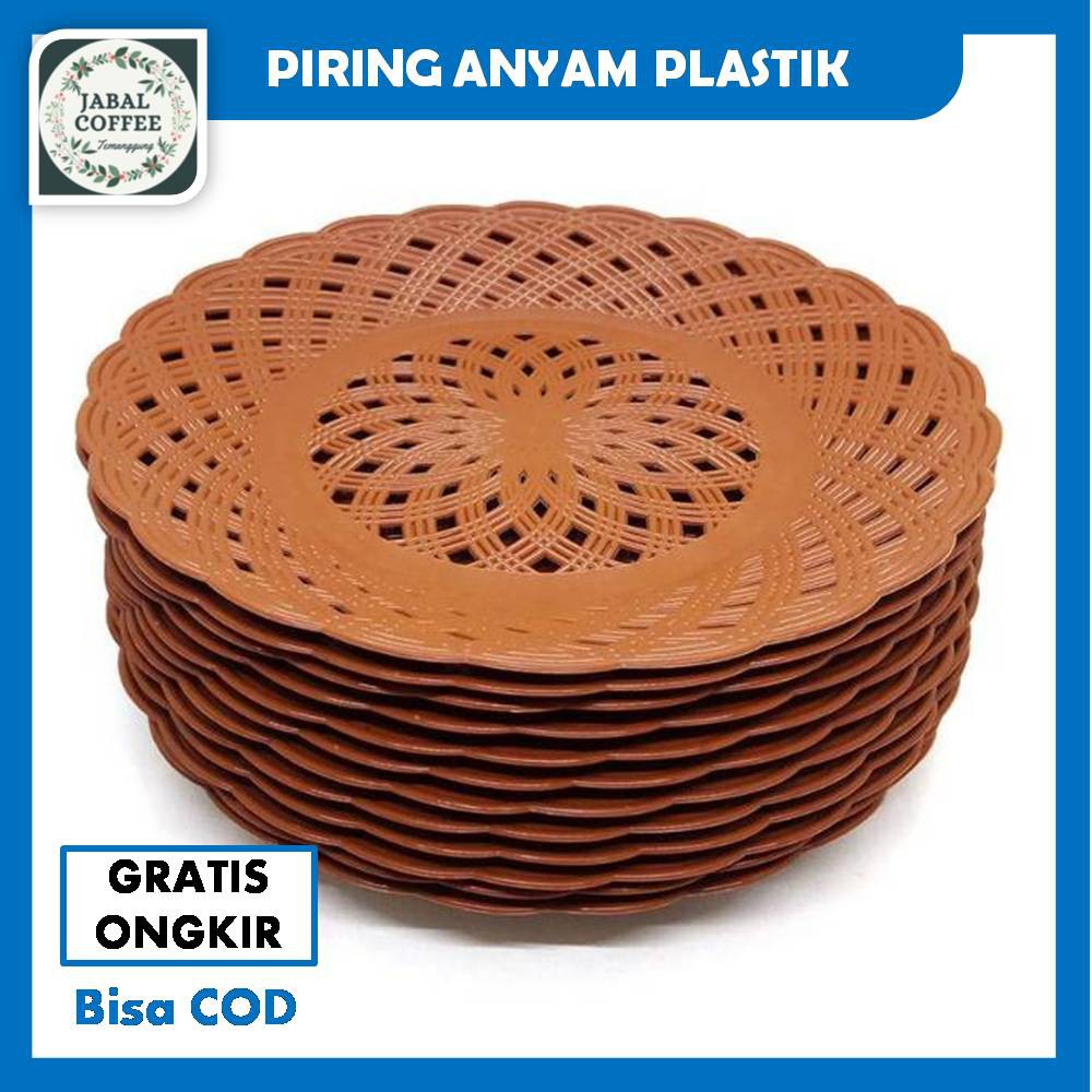 Jual Piring Rotan Anyam Plastik Piring Anyam Plastik Piring Rotan