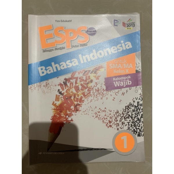 Jual Buku Bahasa Indonesia Esps Sma Kelas 10 Shopee Indonesia