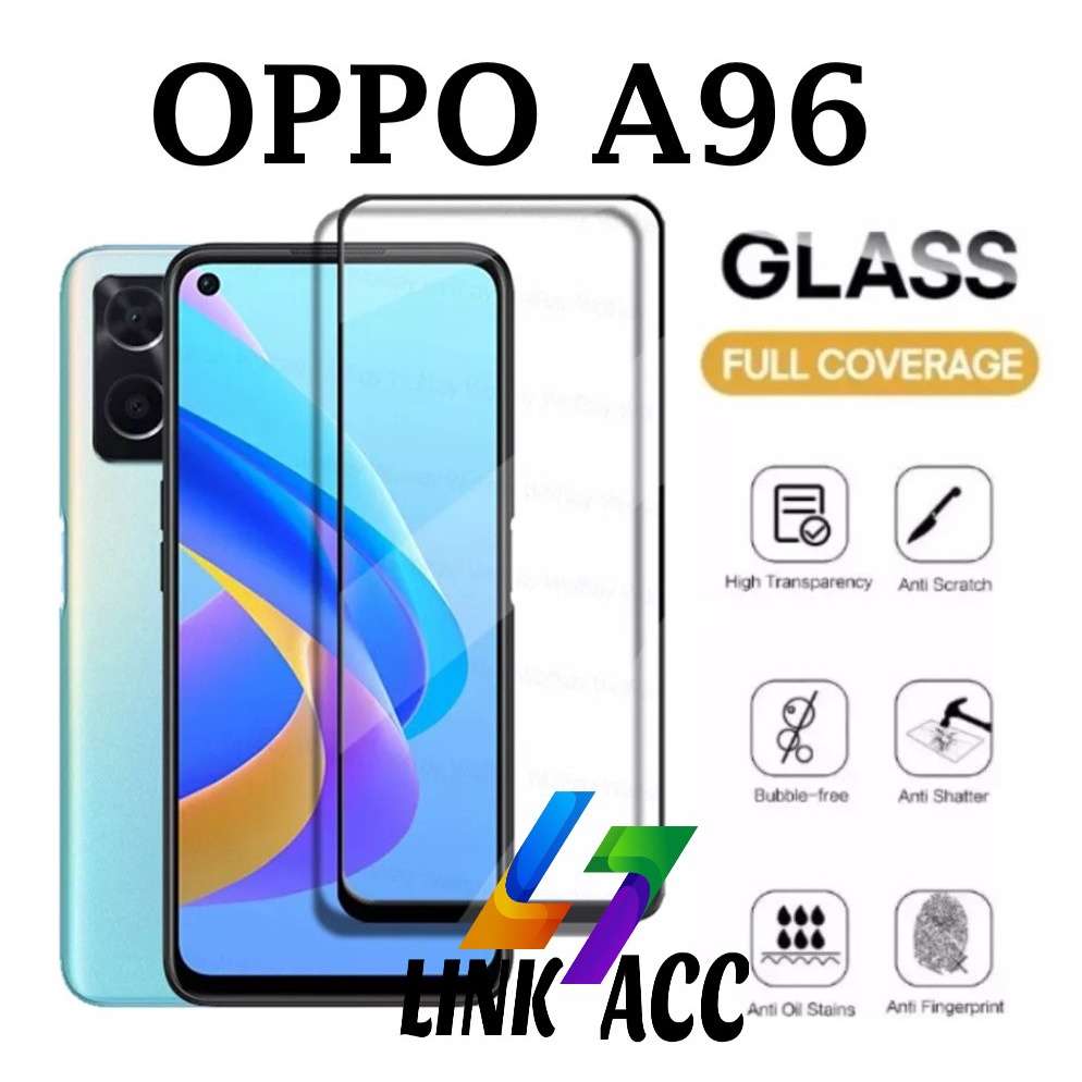 Oppo A96 Full Tempered Glass