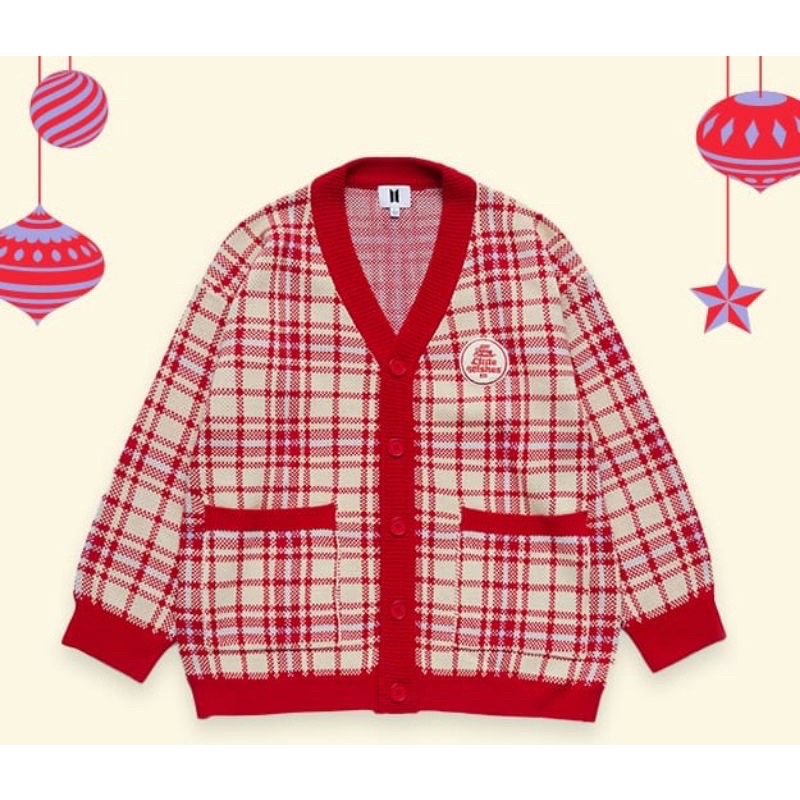 BTS Little Wishes] CARDIGAN (red)