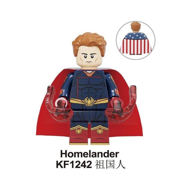 Jual Eklusif Kf1242 - Homelander The Boys Amazon Lego Minifigure Brick ...
